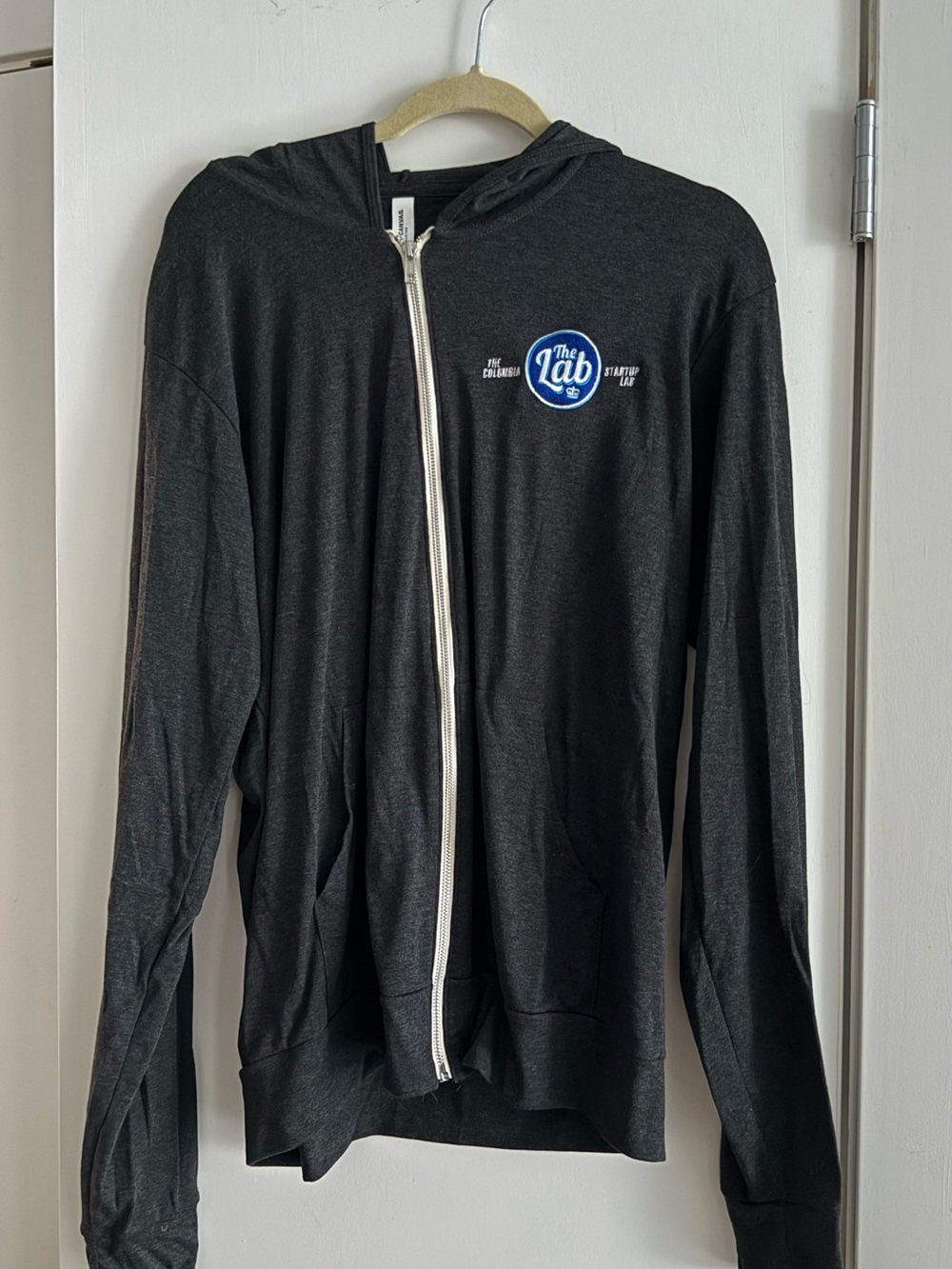 Columbia University Entrepreneurs “The Lab” Startup Lab Zip Up grey long sleeve